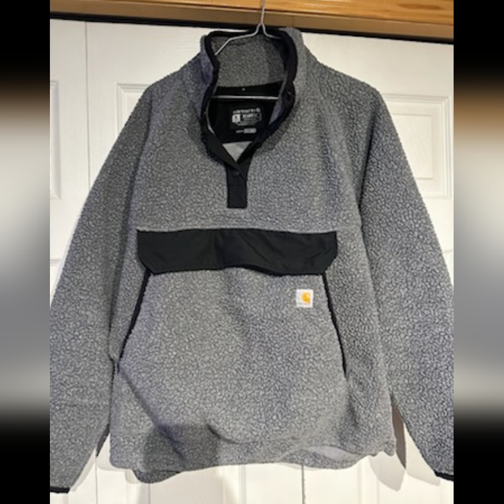 Carhartt Gray Jacket with Black Trim